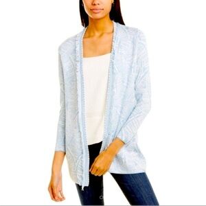 J. McLaughlin Light Blue Cardigan